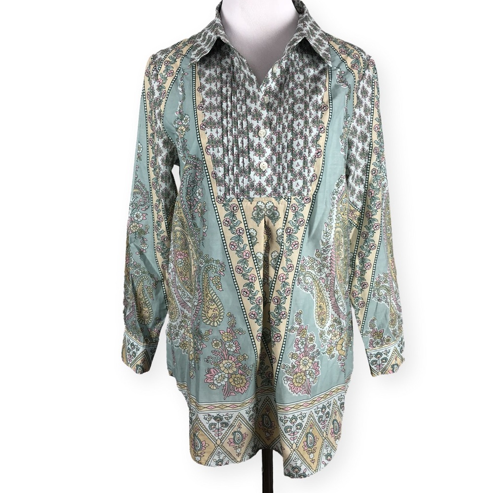 Soft Surroundings PS Petit Small Paisley Top